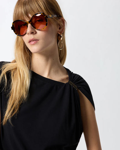 Pinko  MELODY MAGLIA JERSEY COTONE STRETCH SS26